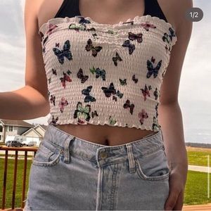 Rue 21 Butterfly Tube Top